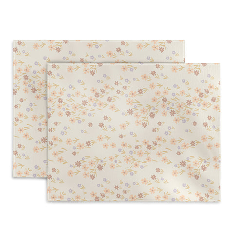 Emanuela Carratoni Spring Ditsy Floral Theme Placemat