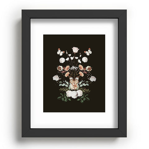 Emanuela Carratoni Spring Floral Geometry Recessed Framing Rectangle