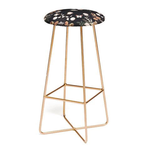 Emanuela Carratoni Spring Floral Geometry Bar Stool