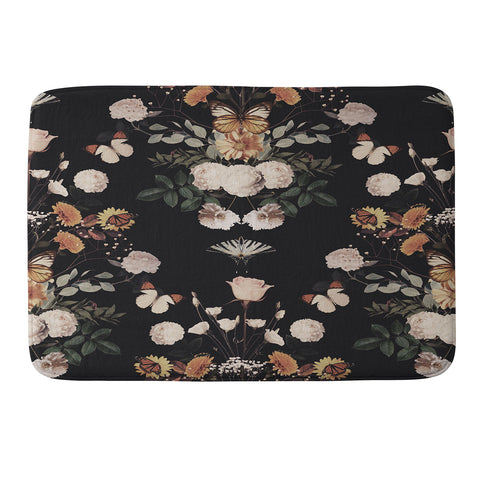 Emanuela Carratoni Spring Floral Geometry Memory Foam Bath Mat