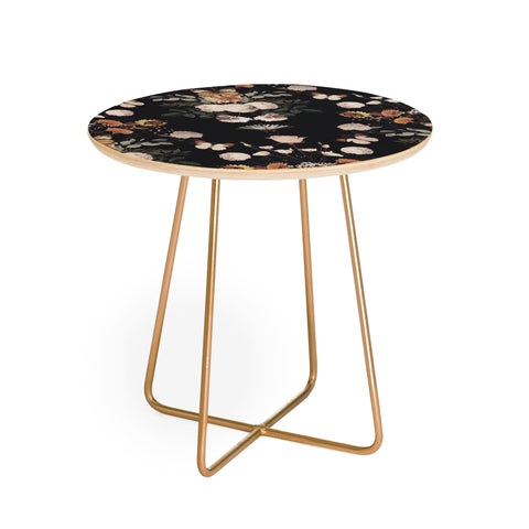 Emanuela Carratoni Spring Floral Geometry Round Side Table