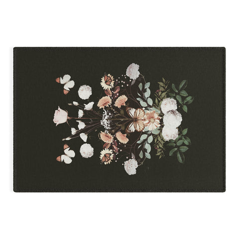 Emanuela Carratoni Spring Floral Geometry Outdoor Rug