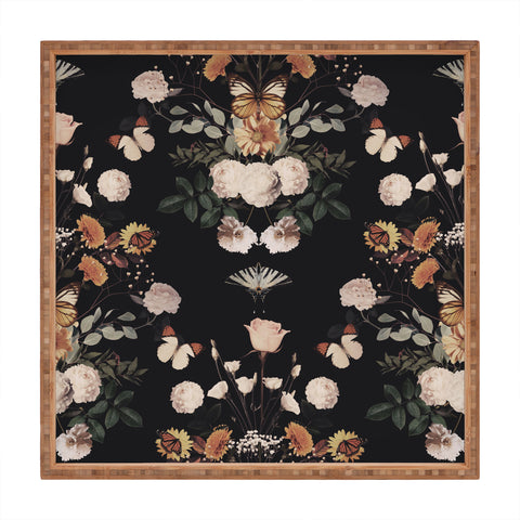 Emanuela Carratoni Spring Floral Geometry Square Tray