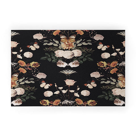 Emanuela Carratoni Spring Floral Geometry Welcome Mat