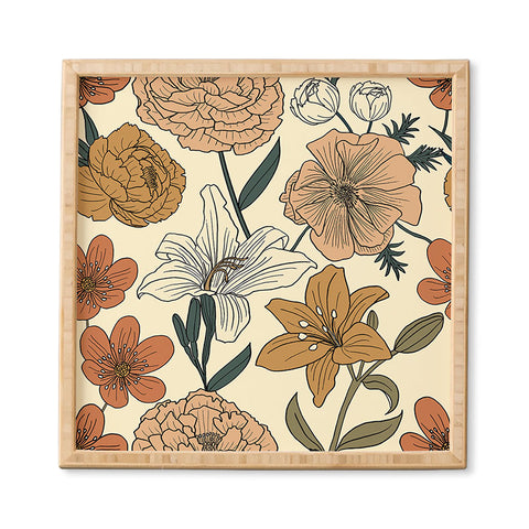Emanuela Carratoni Spring Floral Mood Framed Wall Art