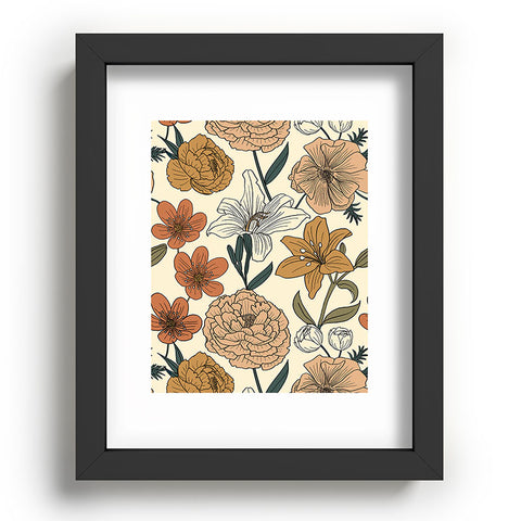 Emanuela Carratoni Spring Floral Mood Recessed Framing Rectangle