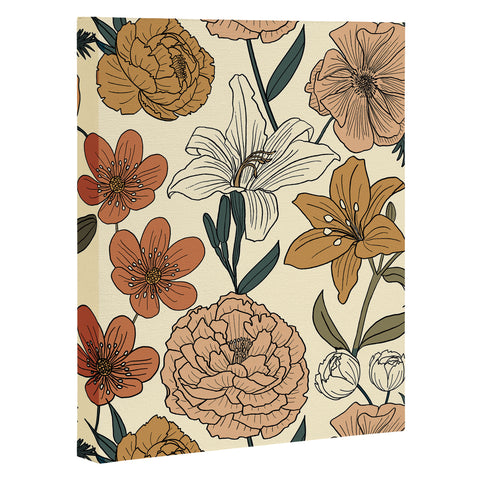 Emanuela Carratoni Spring Floral Mood Art Canvas