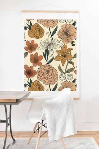 Emanuela Carratoni Spring Floral Mood Art Print And Hanger