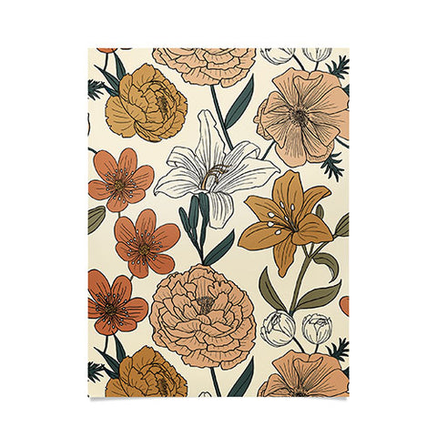 Emanuela Carratoni Spring Floral Mood Poster