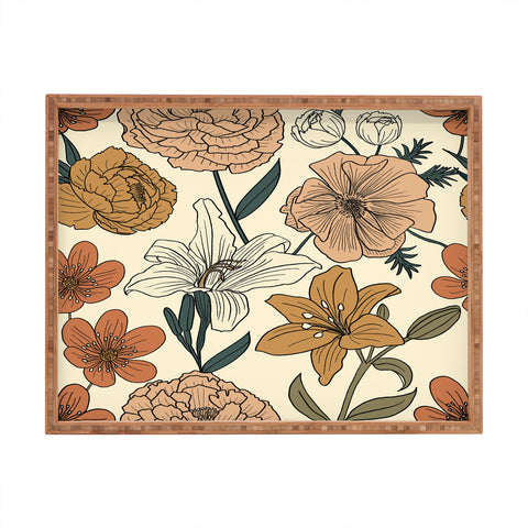 Emanuela Carratoni Spring Floral Mood Rectangular Tray