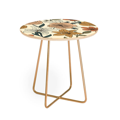 Emanuela Carratoni Spring Floral Mood Round Side Table