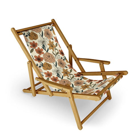 Emanuela Carratoni Spring Floral Mood Sling Chair