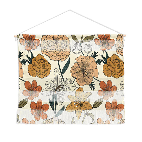 Emanuela Carratoni Spring Floral Mood Wall Hanging Landscape