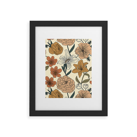 Emanuela Carratoni Spring Floral Mood Framed Art Print