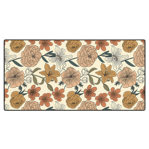 Emanuela Carratoni Spring Floral Mood Desk Mat