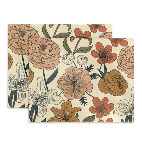 Emanuela Carratoni Spring Floral Mood Placemat