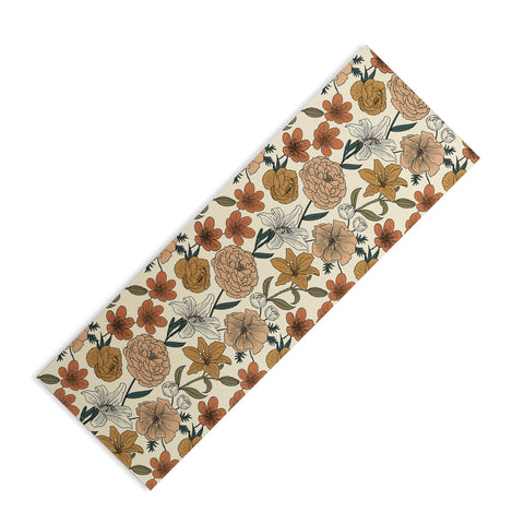 Emanuela Carratoni Spring Floral Mood Yoga Mat