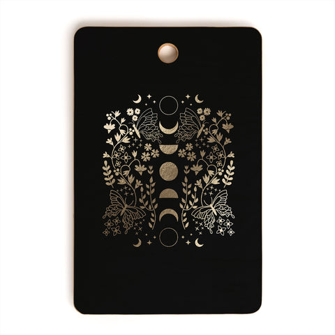Emanuela Carratoni Spring Moon Phases Cutting Board Rectangle