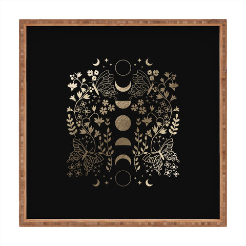 Emanuela Carratoni Spring Moon Phases Square Tray