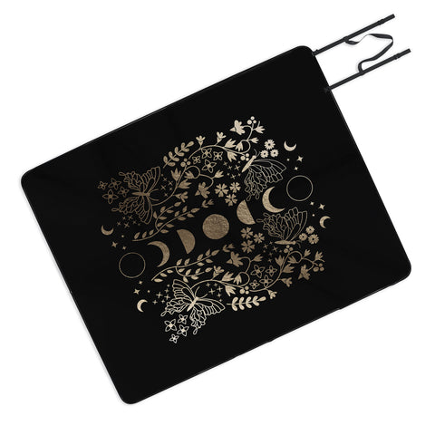Emanuela Carratoni Spring Moon Phases Picnic Blanket