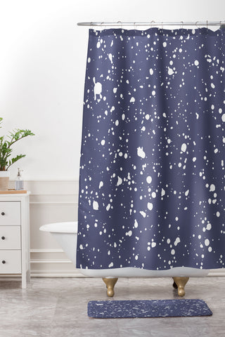 Emanuela Carratoni Stardust Shower Curtain And Mat