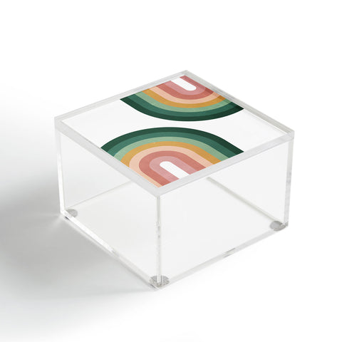 Emanuela Carratoni Summer Double Rainbows Acrylic Box