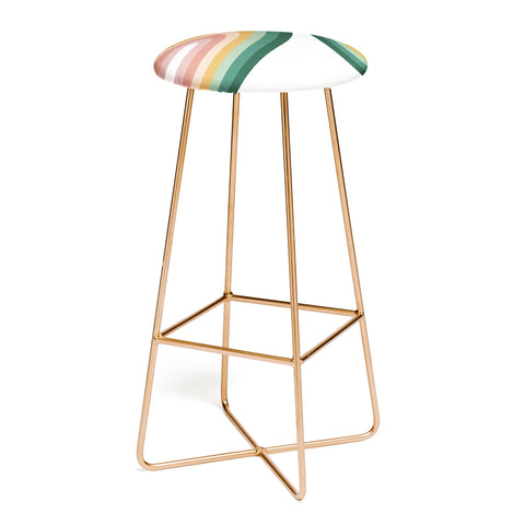 Emanuela Carratoni Summer Double Rainbows Bar Stool