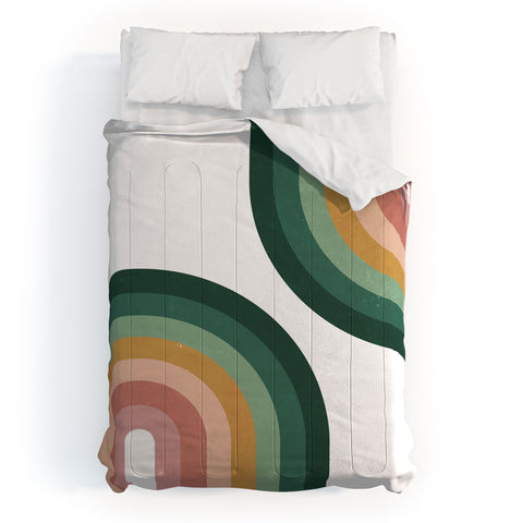 Emanuela Carratoni Summer Double Rainbows Comforter