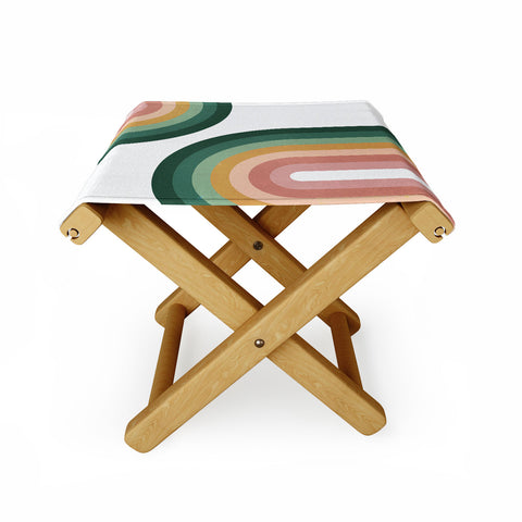 Emanuela Carratoni Summer Double Rainbows Folding Stool