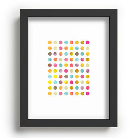 Emanuela Carratoni Summer Polka Dots Recessed Framing Rectangle