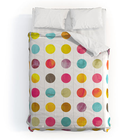 Emanuela Carratoni Summer Polka Dots Comforter