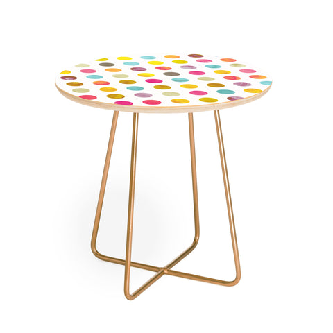 Emanuela Carratoni Summer Polka Dots Round Side Table
