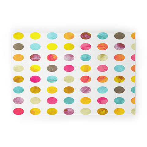 Emanuela Carratoni Summer Polka Dots Welcome Mat