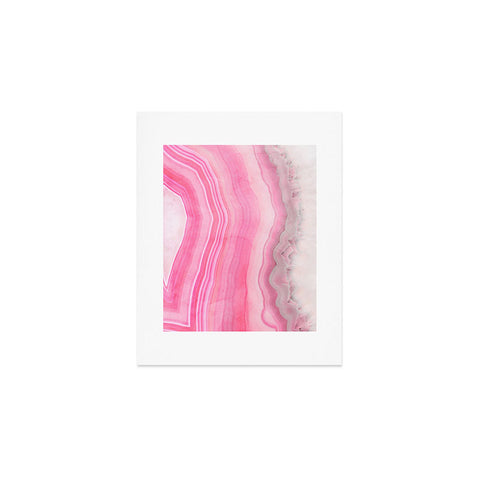Emanuela Carratoni Sweet Pink Agate Art Print
