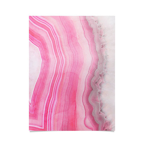 Emanuela Carratoni Sweet Pink Agate Poster