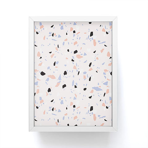 Emanuela Carratoni Sweet Terrazzo Texture Framed Mini Art Print