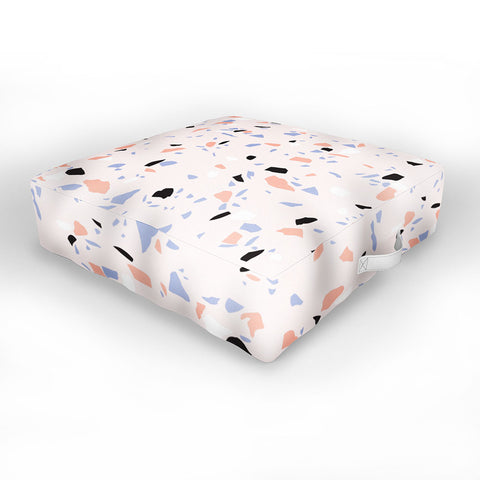 Emanuela Carratoni Sweet Terrazzo Texture Outdoor Floor Cushion
