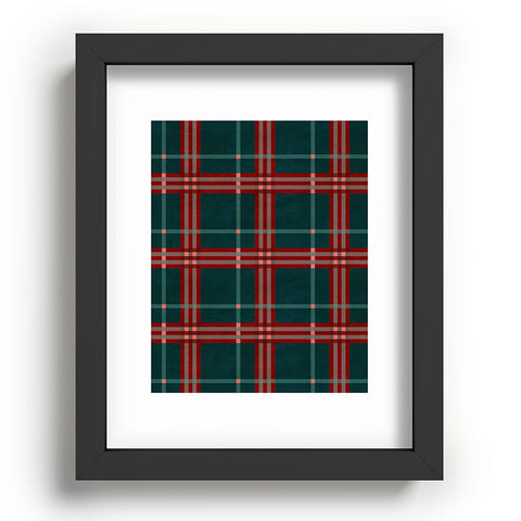 Emanuela Carratoni Tartan Theme Recessed Framing Rectangle