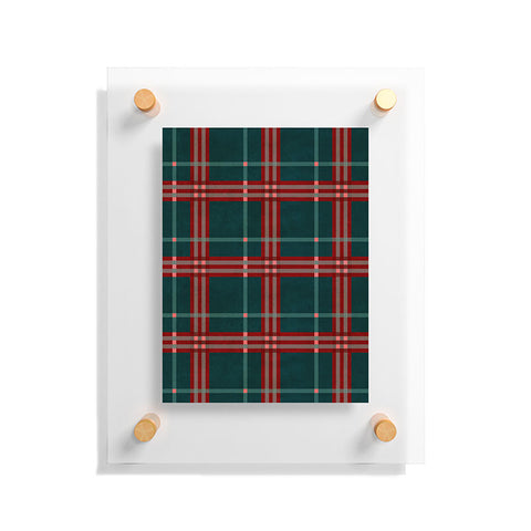Emanuela Carratoni Tartan Theme Floating Acrylic Print