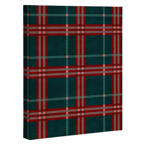 Emanuela Carratoni Tartan Theme Art Canvas