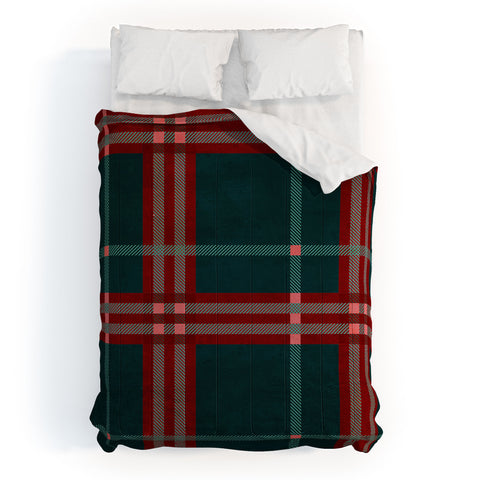 Emanuela Carratoni Tartan Theme Comforter