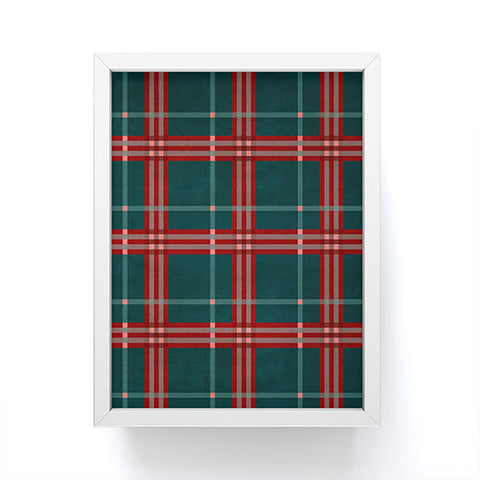 Emanuela Carratoni Tartan Theme Framed Mini Art Print