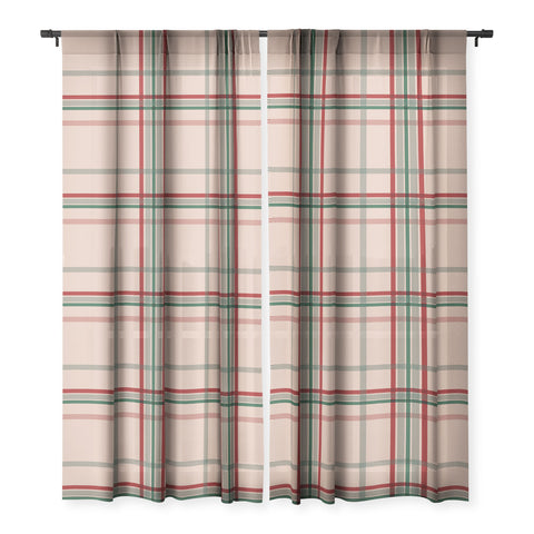 Emanuela Carratoni Tartan Theme on Pink Sheer Non Repeat