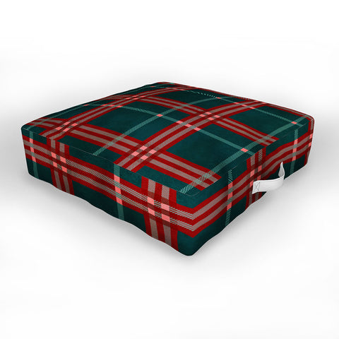 Emanuela Carratoni Tartan Theme Outdoor Floor Cushion