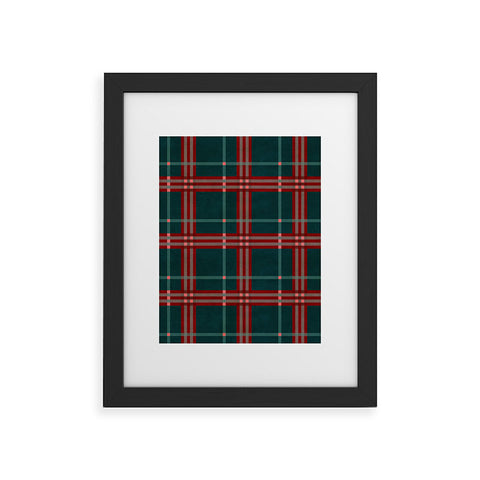 Emanuela Carratoni Tartan Theme Framed Art Print