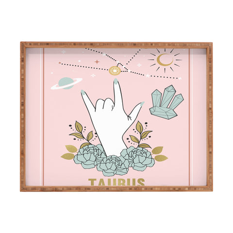 Emanuela Carratoni Taurus Zodiac Series Rectangular Tray