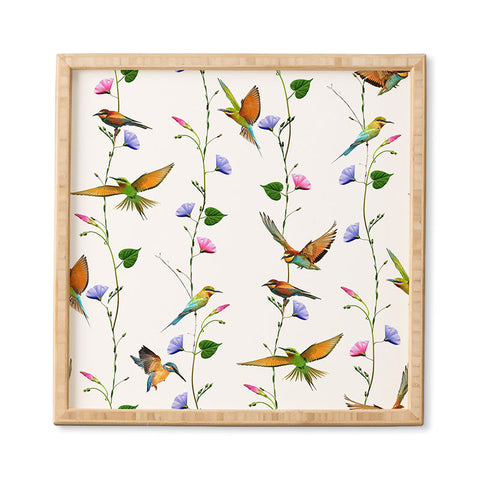 Emanuela Carratoni The Birds Garden Framed Wall Art