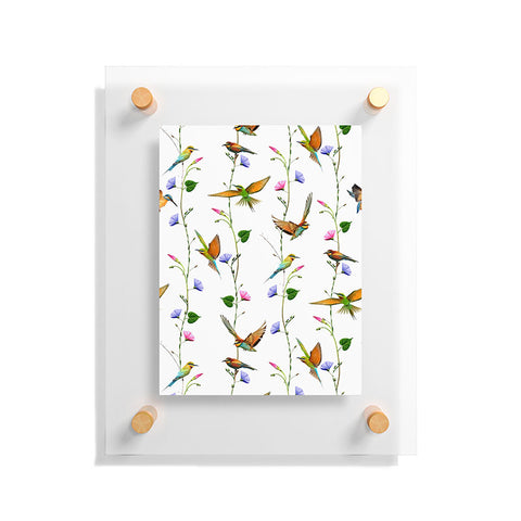Emanuela Carratoni The Birds Garden Floating Acrylic Print