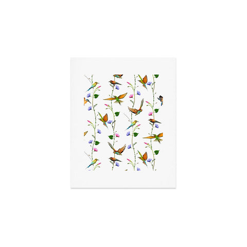 Emanuela Carratoni The Birds Garden Art Print
