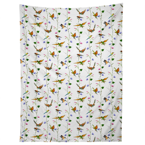 Emanuela Carratoni The Birds Garden Tapestry